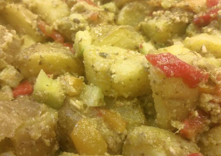 Spicy Pesto Potato Salad Spicy Pesto Potato Salad