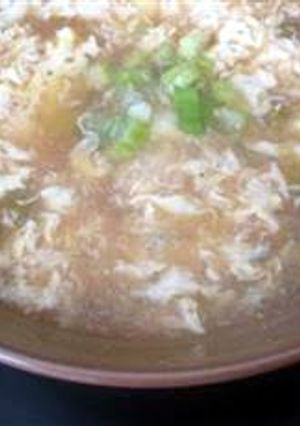 A picture of Healthy egg white soup.