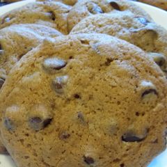 A picture of " Chocolate chip Cookies" ( made with splenda).