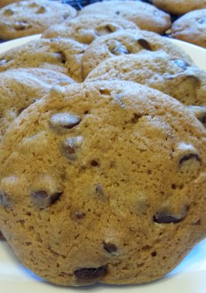 A picture of " Chocolate chip Cookies" ( made with splenda).