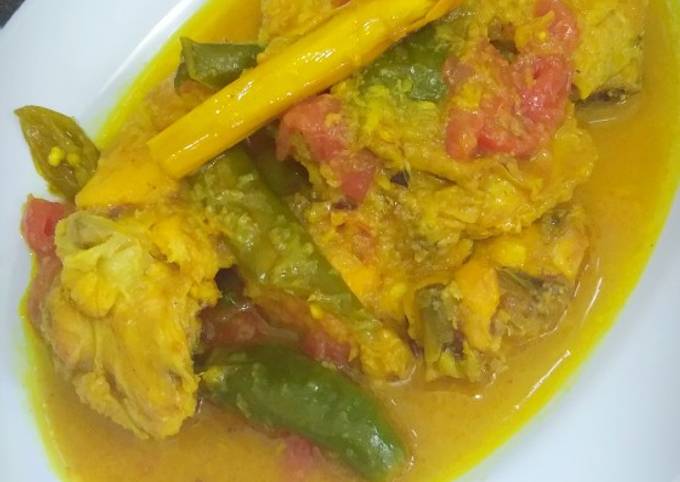 Resep Ayam Masak Hijau Kalimantan Masak Acar Kuning Oleh Diana Az