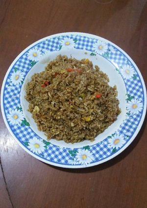 Foto resep Nasi goreng sederhana pedes