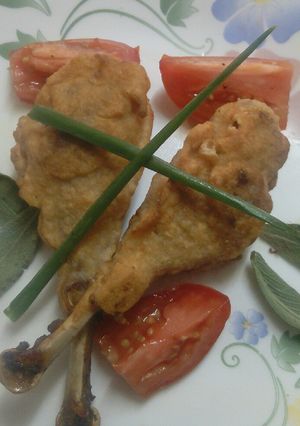 A picture of Chicken corn dogs#chicken contest.