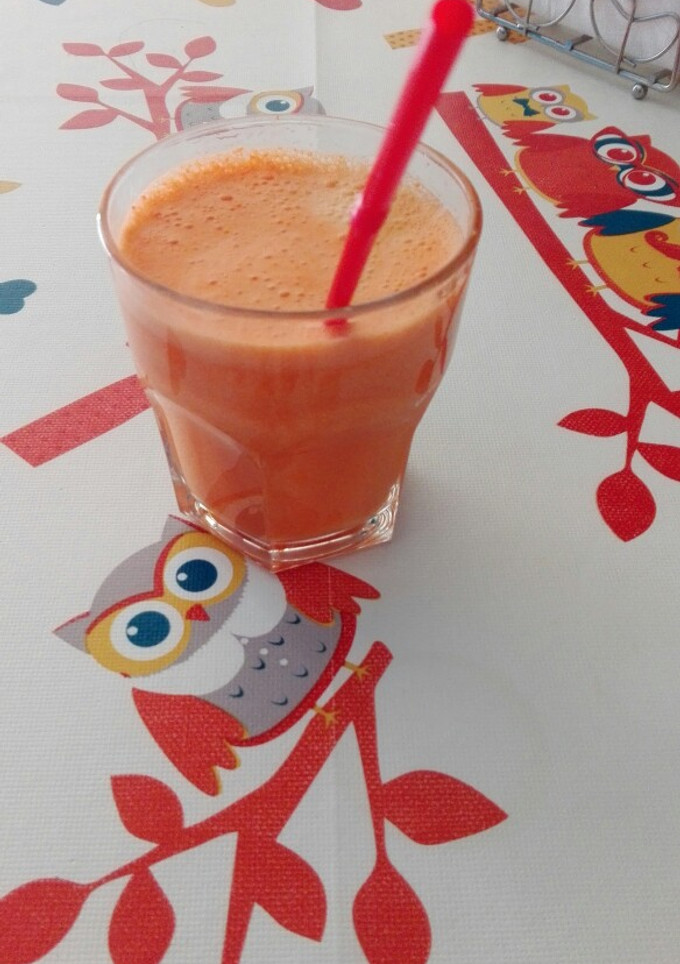 Una foto de Licuado de zanahoria