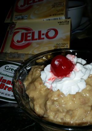 A picture of Fast Puddin'Bread Dessert.
