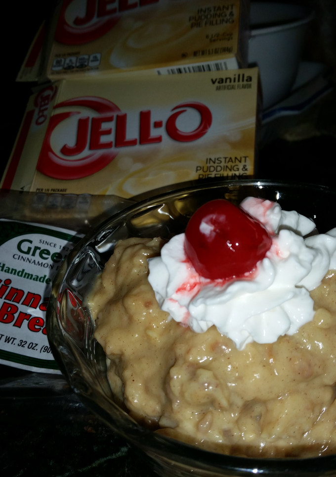 A picture of Fast Puddin'Bread Dessert.