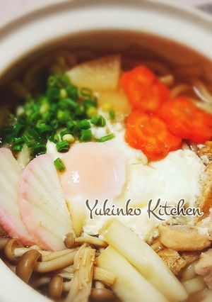 A picture of Super Delicious Nabeyaki Udon Broth.