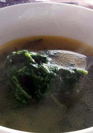 A picture of Watercress Soup.