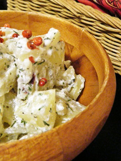A picture of Healthy Yogurt Potato Salad in 5 Minutes.