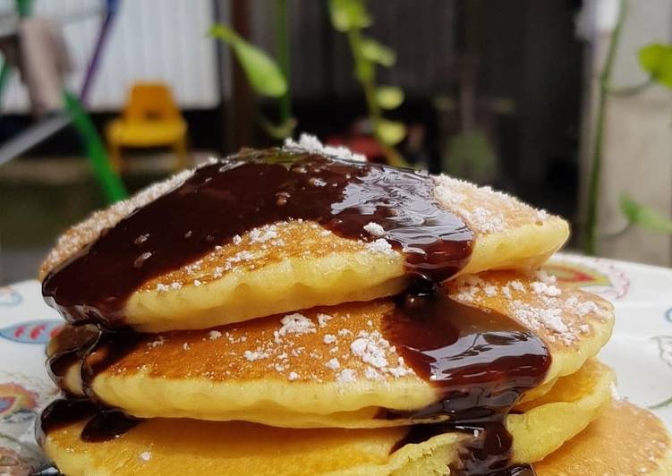 Langkah Mudah untuk Membuat Panceke minal minul (dorayaki) Anti Gagal