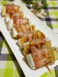 Delicious Hanpen Wrapped in Bacon