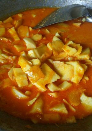 Foto resep Empol atau Gulai umbut kelapa