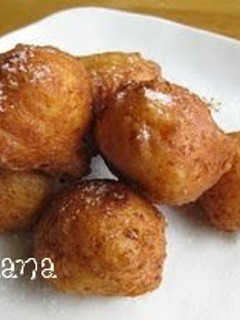 A picture of Easy Doughnut with Tofu and Pancake Mix.