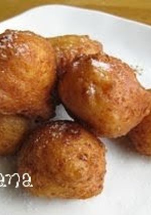 A picture of Easy Doughnut with Tofu and Pancake Mix.