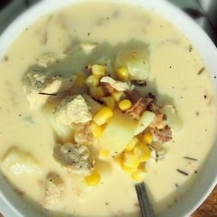 A picture of Chicken Corn Chowder.