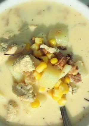 A picture of Chicken Corn Chowder.