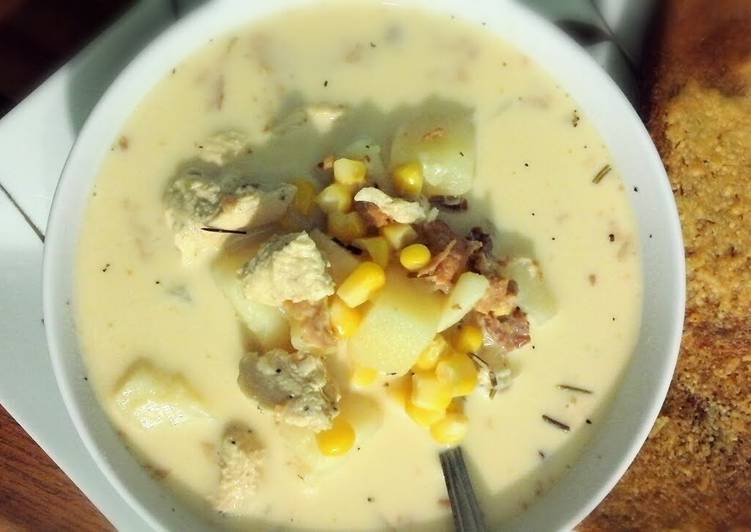 Simple Way to Make Super Quick Homemade Chicken Corn Chowder