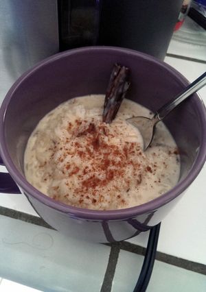 A picture of Guatemalan Arroz con leche.
