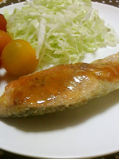 A picture of Salmon Meunière with Lemon Butter Sauce.