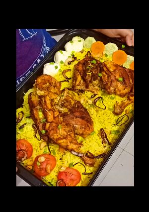 A picture of Chicken mandi.