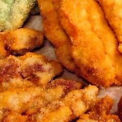 A picture of Kushikatsu (Deep Fried Skewers) from Shinsekai in Osaka.