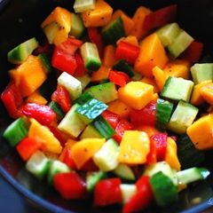 A picture of Mango salsa ( quicklydelicious.com).