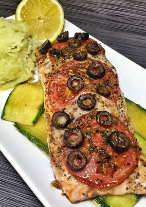 A picture of Mediterranean Salmon.