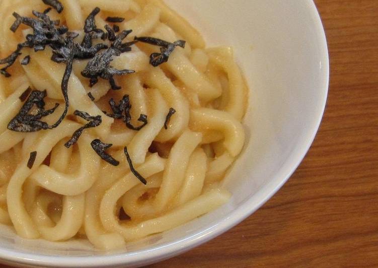 Step-by-Step Guide to Prepare Ultimate Amazing Tarako Udon (Udon Noodles with Salt-Cured Cod Roe)