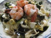A picture of bean sprout salad