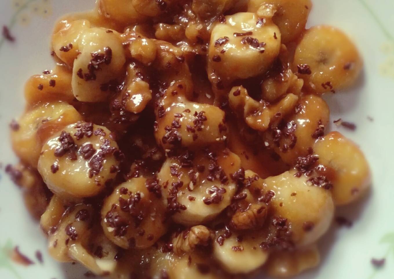 Banana walnut toffee