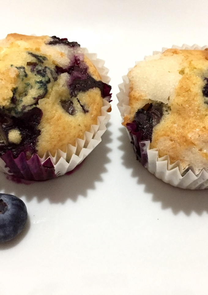 Una foto de Muffin de arándanos