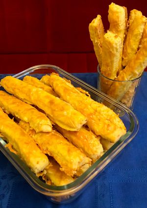 Füstölt sajtos rúd recept fotója