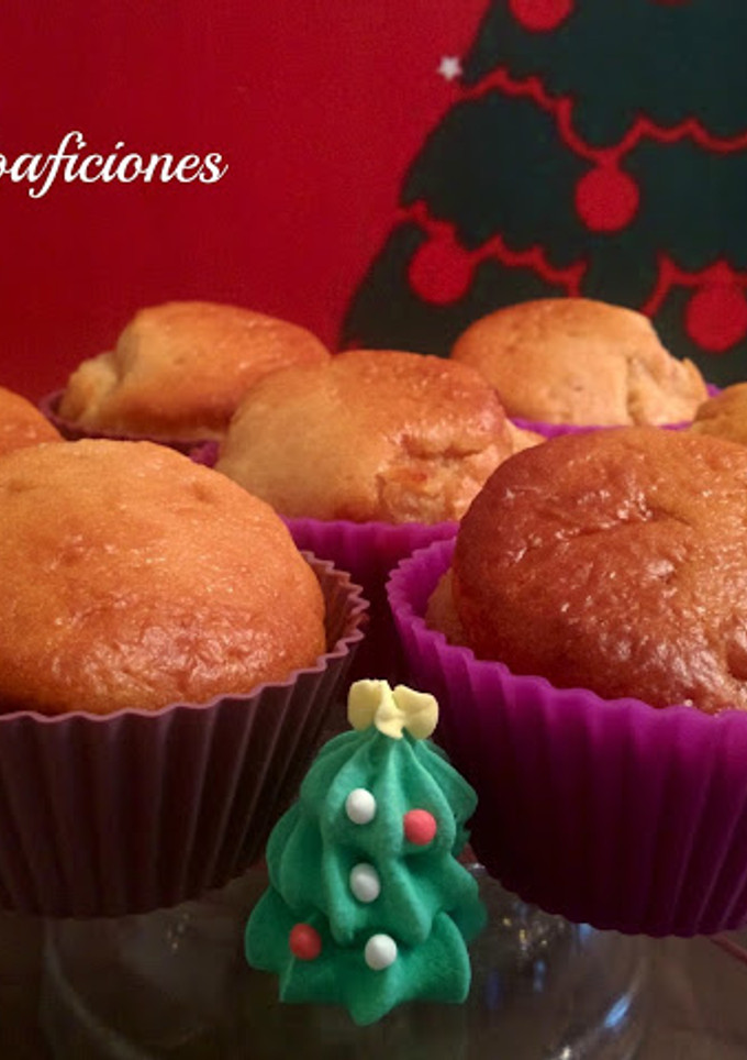 Una foto de Muffins de turrón de Jijona sin mantequilla