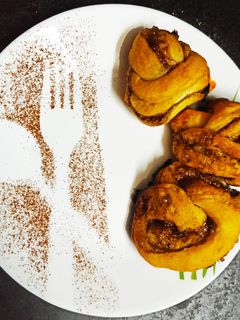 চকো সিনামন রোল(Choco cinnamon roll recipe in bengali) রেসিপির প্রধান ছবি
