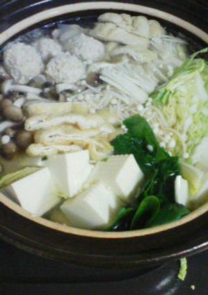 A picture of Salt Chanko Nabe.