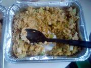 A picture of cornbread dressing
