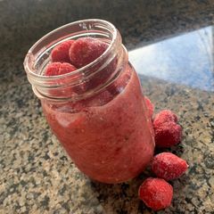The BEST Strawberry Smoothie A picture of The BEST Strawberry Smoothie.