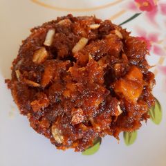 A picture of Kaddu ka halwa.