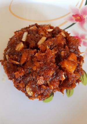 A picture of Kaddu ka halwa.