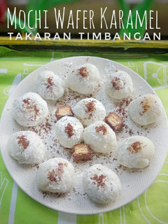 Foto resep Mochi Wafer Karamel tanpa Tepung Ketan - takaran gram