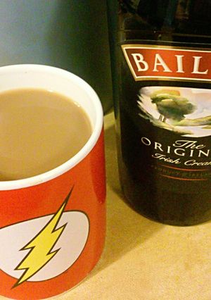 A picture of Irish Coffee.