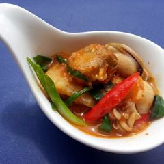 A picture of Seafood Kimchi Soup.