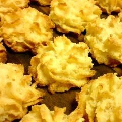 A picture of Okara (Soy Pulp) Coconut Cookies.