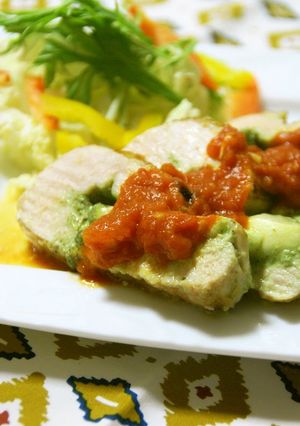 A picture of Restaurant Style Chicken With Mozzarella.