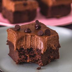 A picture of Flourless Brownies with Chickpeas.