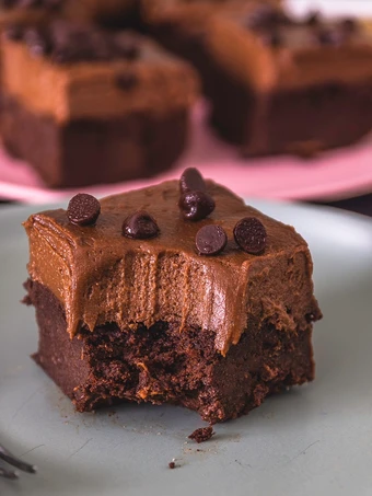 Recipe Flourless Brownies with Chickpeas the Awesome  Really delicious