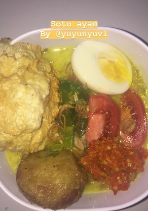 Foto resep Soto ayam kuning