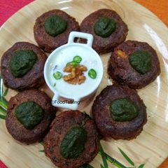 A picture of Galouti Rajma Kebabs.