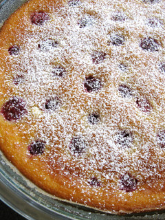 A picture of Raspberry Clafoutis.
