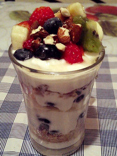 A picture of Healthy Greek Yogurt Parfait.